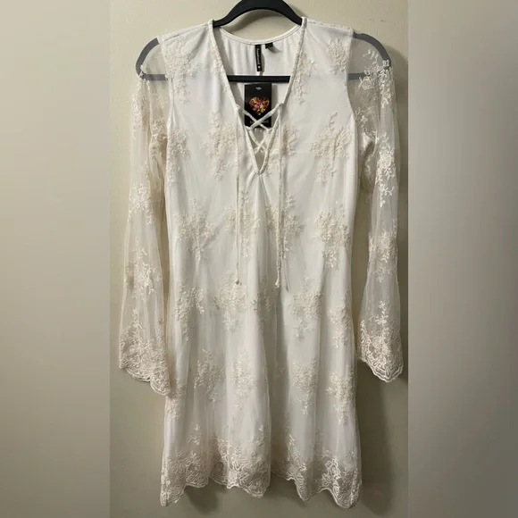 HeartSoul | Dresses | Heartsoul Womens Off White Goth Lace Dress Size Small  | Poshmark
